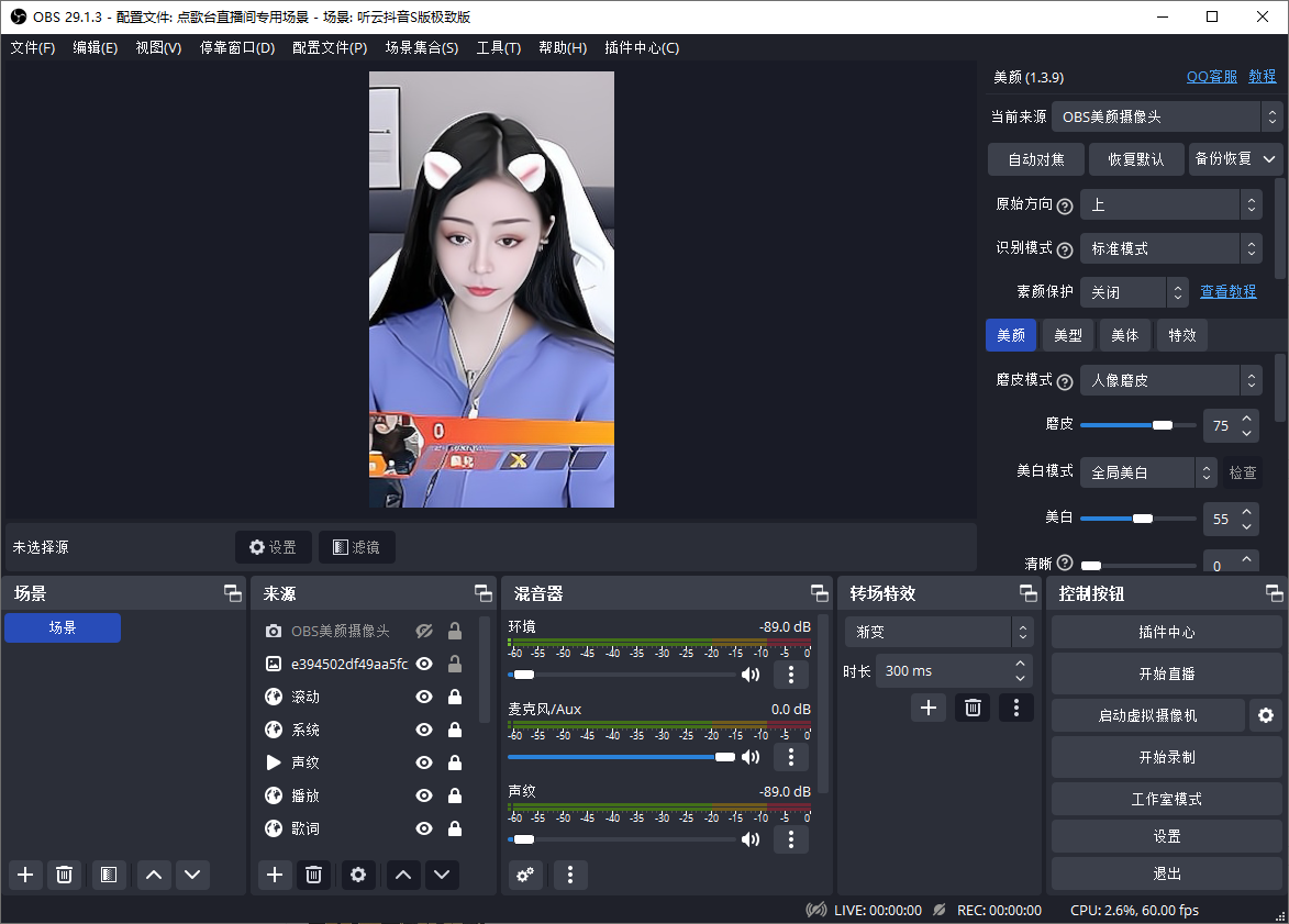 OBS使用教程：OBS美颜插件如何下载？如何安装？如何使用？